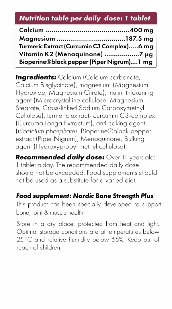 Nordic Bone Strength Plus