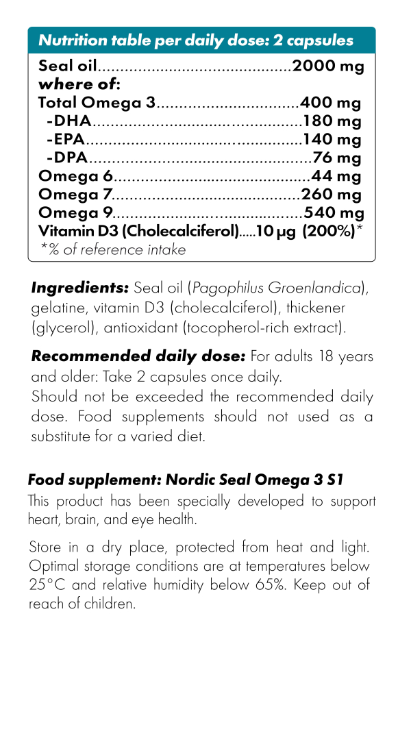 Nordic Seal Omega 3 S1