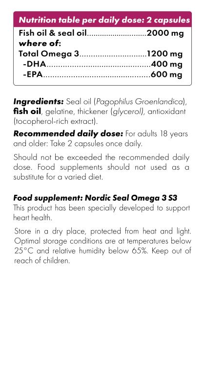 Nordic Seal Omega 3 S3