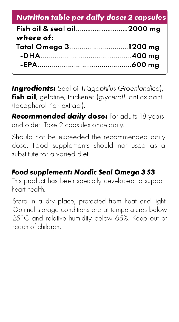 Nordic Seal Omega 3 S3
